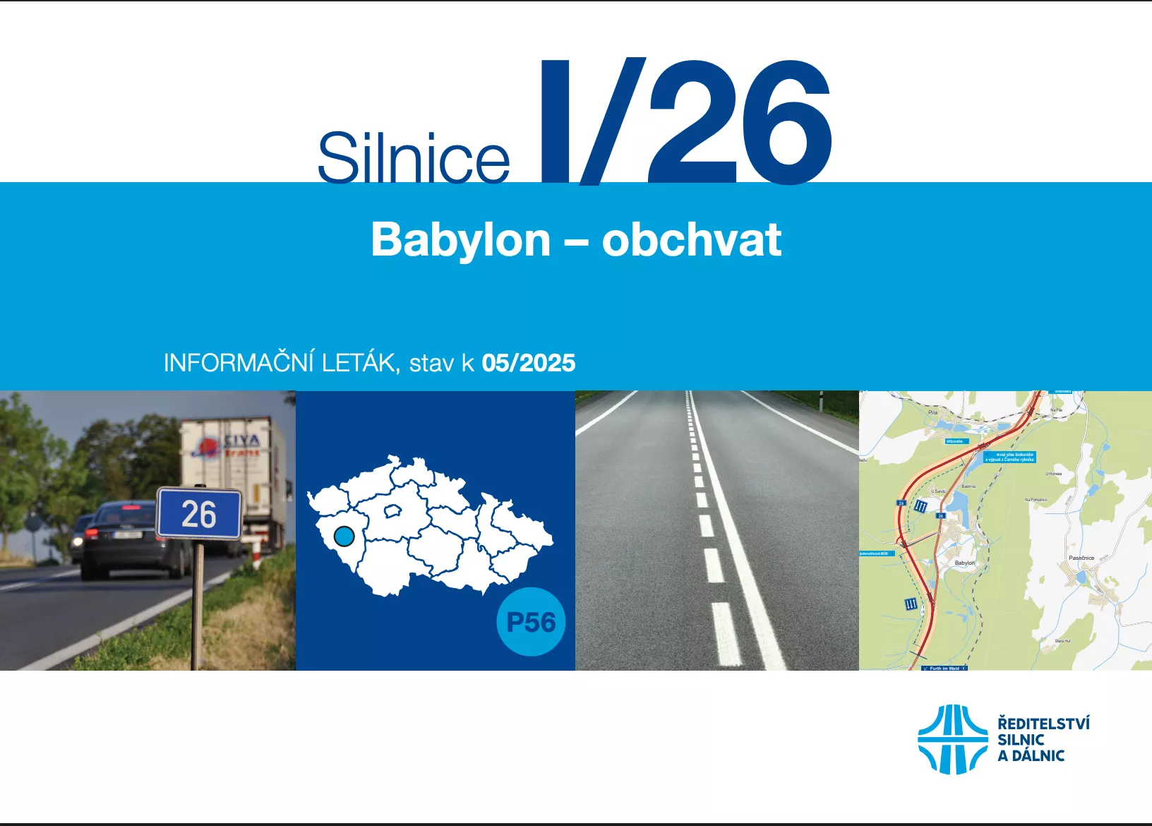 Informační leták - I/26 Babylon, obchvat (5,6 km)