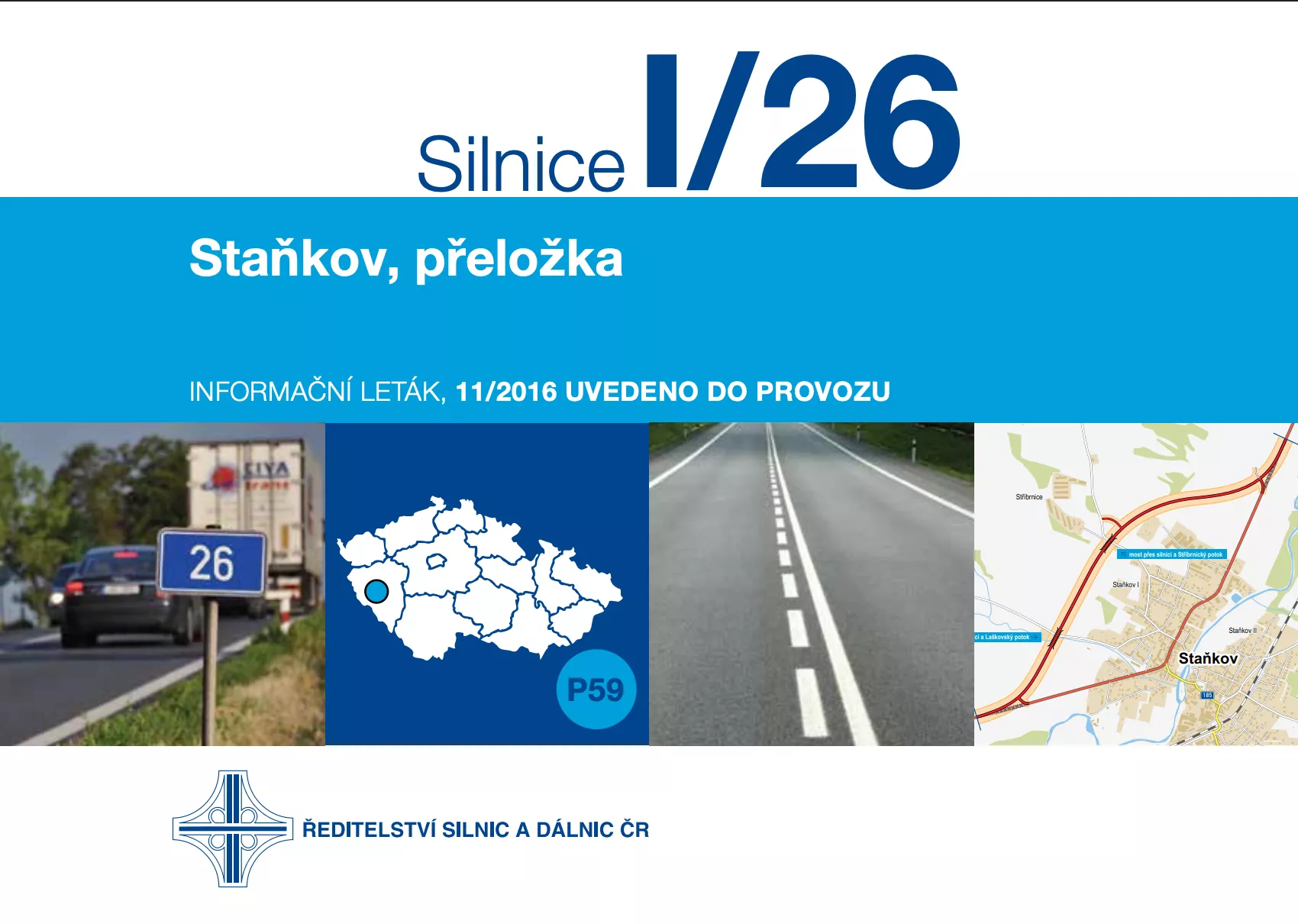 Informační leták - I/26 Staňkov, přeložka (3,0 km)