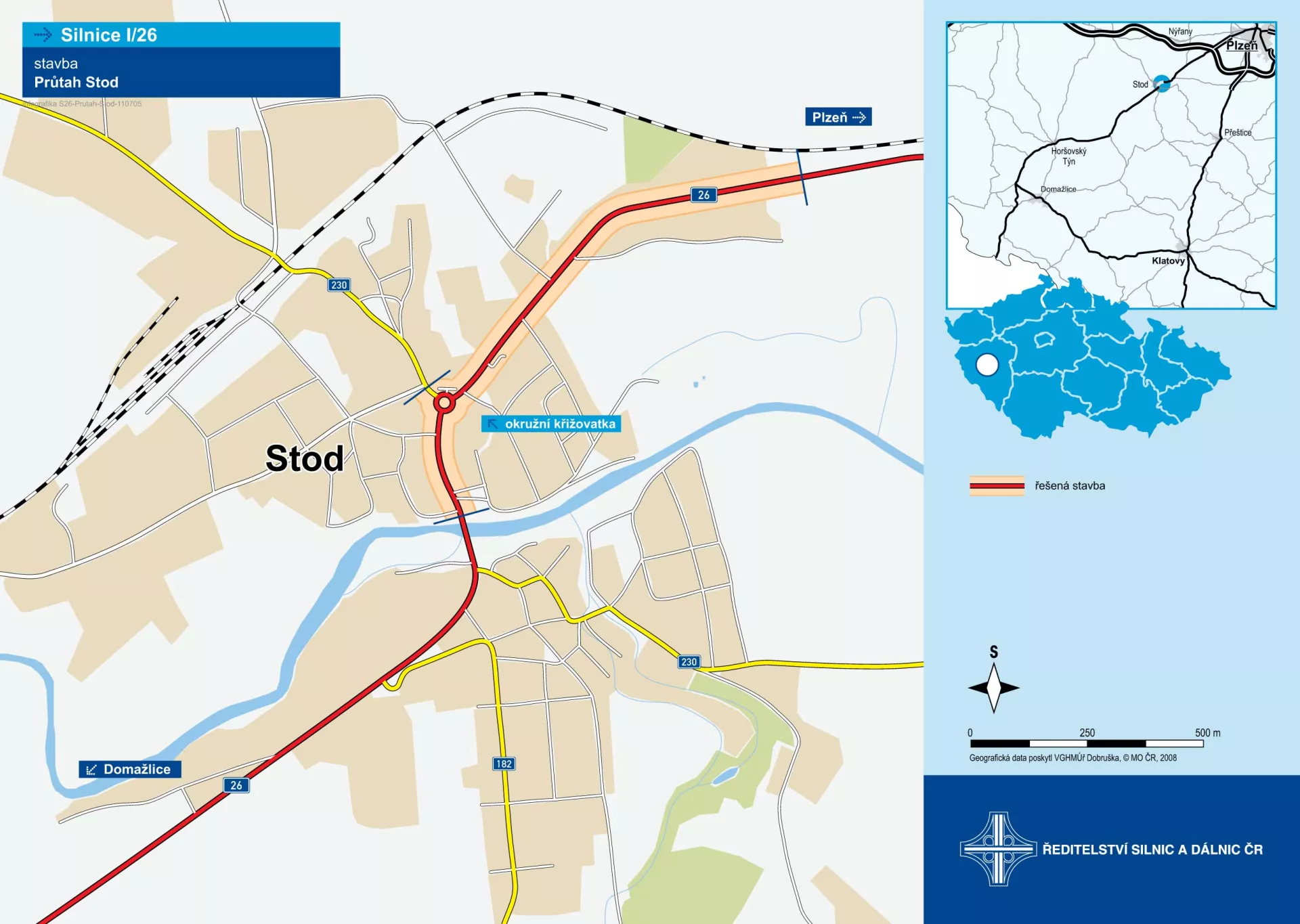 I/26 Stod - průtah (1,4km)