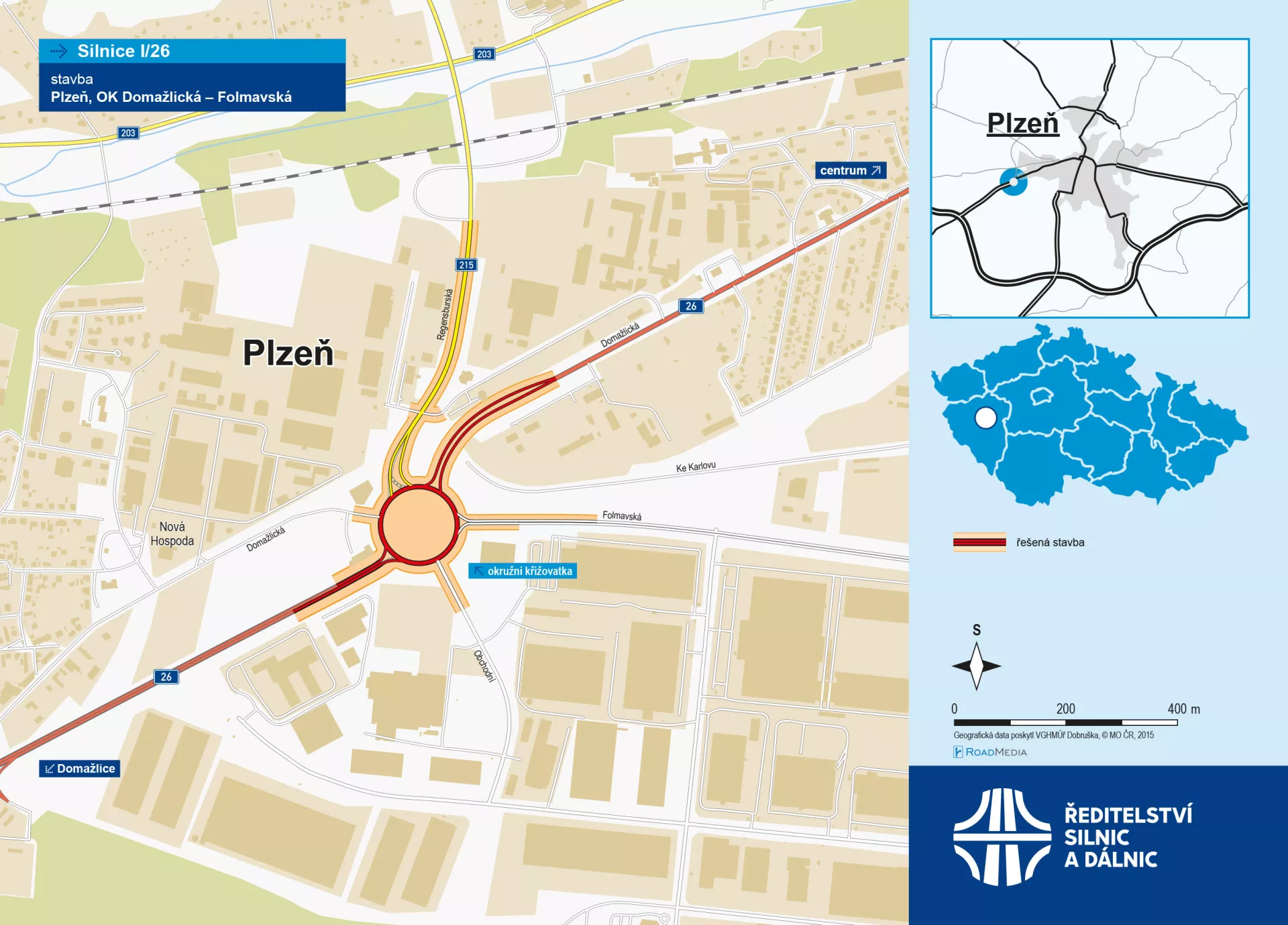 I/26 Plzeň, OK Domažlická - Folmavská