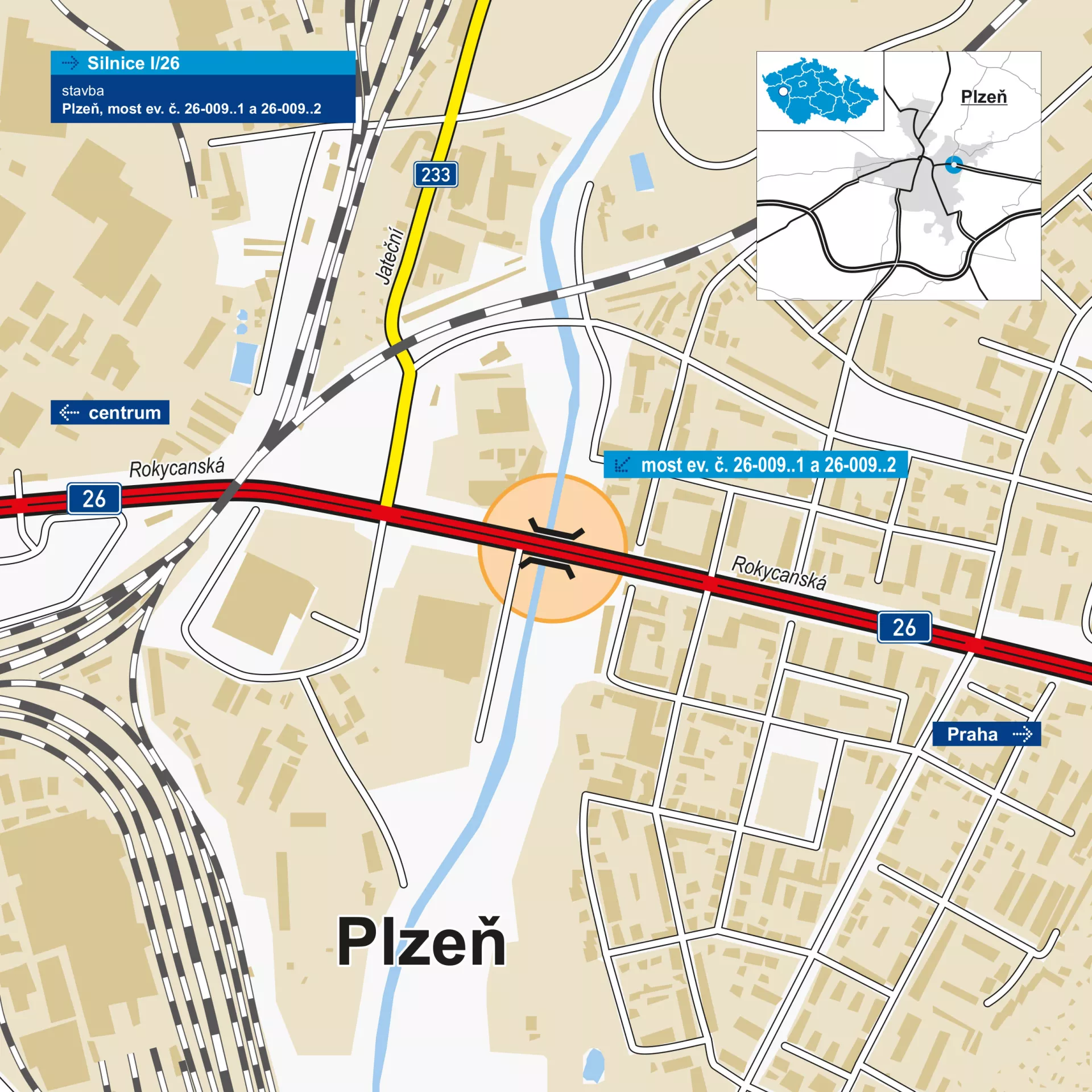 I/26 Plzeň most ev.č.26-009..1,2 (Letná)